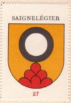 Wappen von/Blason de Saignelégier