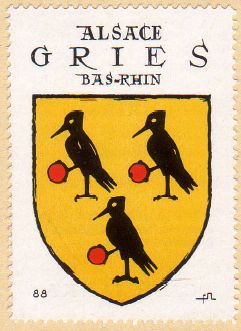 Blason de Gries (Bas-Rhin)/Coat of arms (crest) of {{PAGENAME