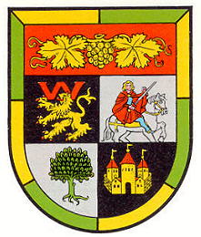 Wappen von Verbandsgemeinde Wachenheim an der Weinstrasse/Arms (crest) of Verbandsgemeinde Wachenheim an der Weinstrasse