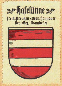 Wappen von Haselünne/Coat of arms (crest) of Haselünne