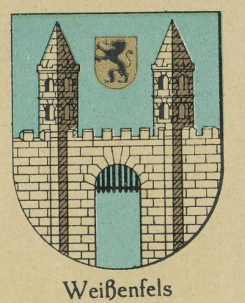 Wappen von Weissenfels/Coat of arms (crest) of Weissenfels