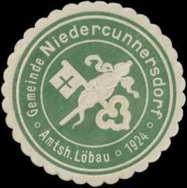 Wappen von Niedercunnersdorf/Arms (crest) of Niedercunnersdorf