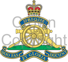 Coat of arms (crest) of Royal Regiment of Artillery, British Army