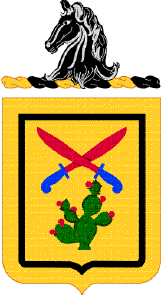 Coat of arms (crest) of 11th Cavalry Regiment, US Army