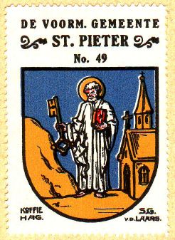 Wapen van Sint Pieter/Coat of arms (crest) of Sint Pieter