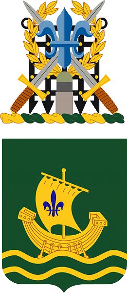 Coat of arms (crest) of 709th Military Police Battalion, US Army