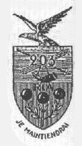 Coat of arms (crest) of the 203rd Infantry Regiment, French Army