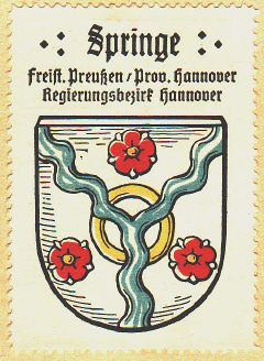 Wappen von Springe/Coat of arms (crest) of Springe