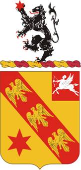 Coat of arms (crest) of the 11th Field Artillery Regiment, US Army