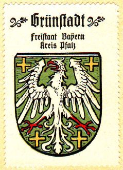 Wappen von Grünstadt/Coat of arms (crest) of Grünstadt