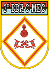 Coat of arms (crest) of the 3rd Mechanized Cavalry Brigade - Patricio Corréa da Câmara Brigade, Brazilian Army