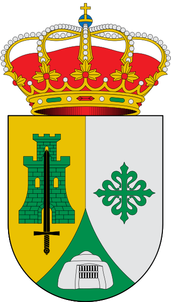 Escudo de Casas de Don Gómez/Arms (crest) of Casas de Don Gómez