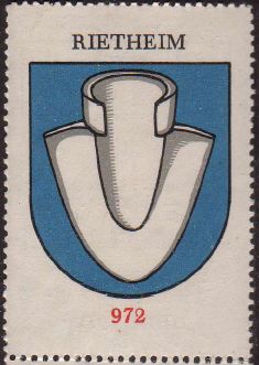 Wappen von/Blason de Rietheim (Aargau)
