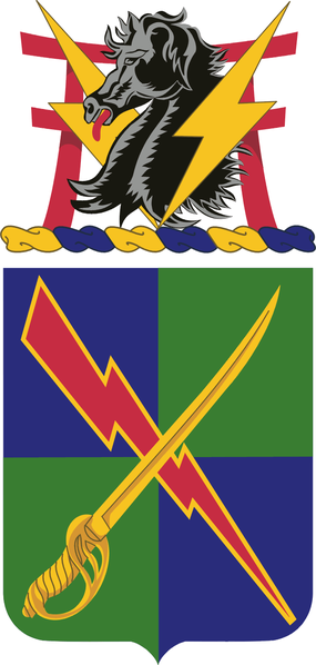 Coat of arms (crest) of the 501st Military Intelligence Battalion, US Army