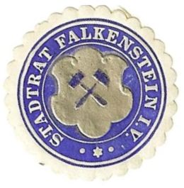 Wappen von Falkenstein/Vogtland/Coat of arms (crest) of Falkenstein/Vogtland