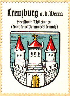 Wappen von Creuzburg/Coat of arms (crest) of Creuzburg