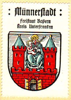 Wappen von Münnerstadt/Coat of arms (crest) of Münnerstadt