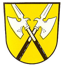 Wappen von Hallstadt/Arms (crest) of Hallstadt