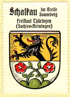 Wappen von Schalkau/Coat of arms (crest) of Schalkau
