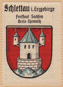 Wappen von Schlettau/Coat of arms (crest) of Schlettau