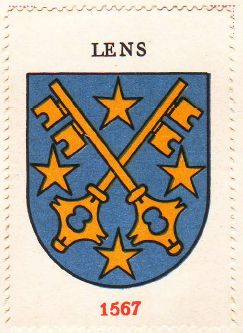 Wappen von/Blason de Lens (Wallis)