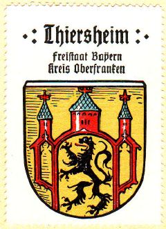 Wappen von Thiersheim/Coat of arms (crest) of Thiersheim