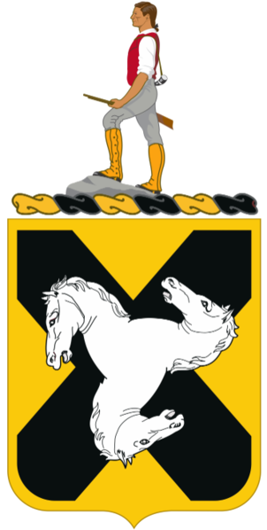 Coat of arms (crest) of the 310th Cavalry Regiment, US Army