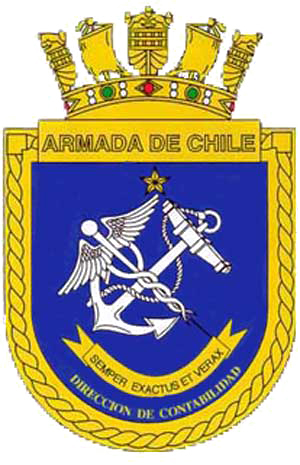 Coat of arms (crest) of the Directorate of Accounting, Chilean Navy