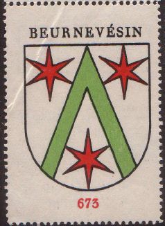 Wappen von/Blason de Beurnevésin