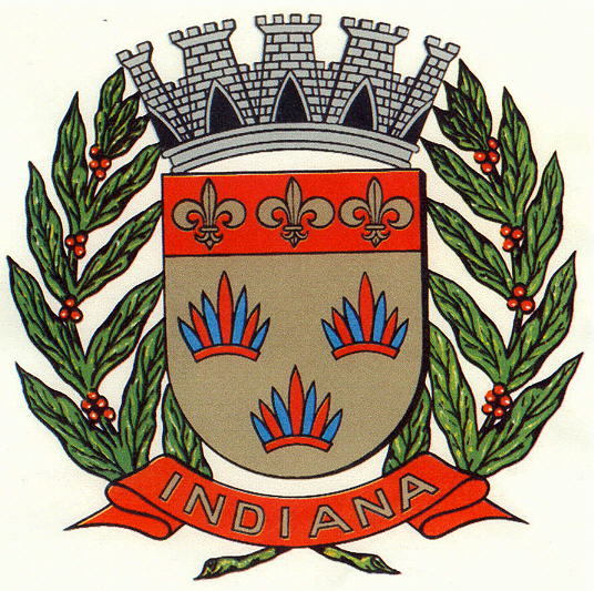 Arms (crest) of Indiana (São Paulo)