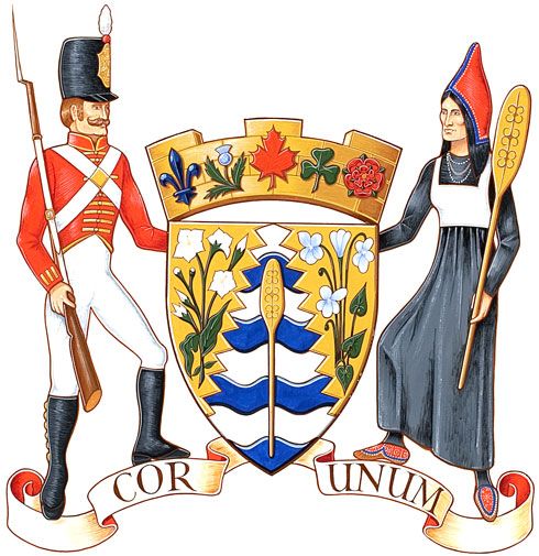 Arms (crest) of Grand Falls