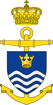 Coat of arms (crest) of the Support Ship Ægir (A560), Danish Navy