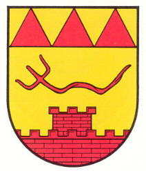 Wappen von Oberweiler im Tal/Arms (crest) of Oberweiler im Tal