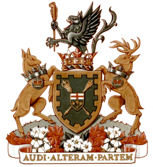 Coat of arms (crest) of Legislative Assembly of the Province of Ontario