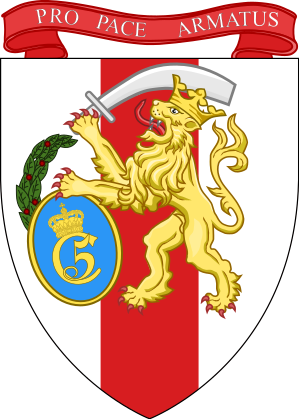 Coat of arms (crest) of Jutland Foot Regiment, Danish Army