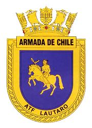 Coat of arms (crest) of the Fleet Tug Lautaro (ATF-67), Chilean Navy