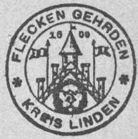 Wappen von Gehrden/Arms (crest) of Gehrden