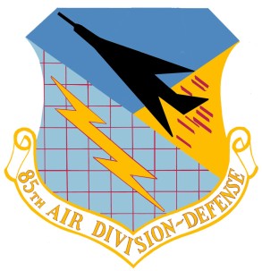 Coat of arms (crest) of the 85th Air Division, US Air Force