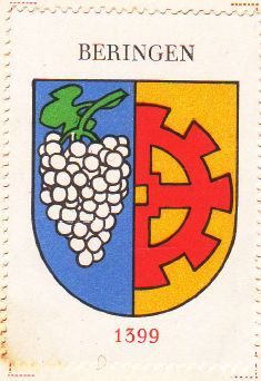 Wappen von/Blason de Beringen (Schaffhausen)