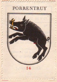 Wappen von/Blason de Porrentruy