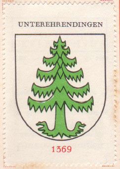 Wappen von/Blason de Unterehrendingen