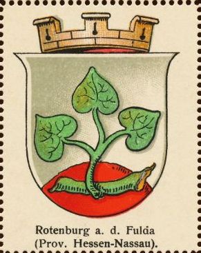 Wappen von Rotenburg an der Fulda/Coat of arms (crest) of Rotenburg an der Fulda