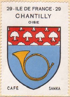 Blason de Chantilly/Coat of arms (crest) of {{PAGENAME