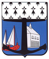 Blason de Locmiquélic/Coat of arms (crest) of {{PAGENAME