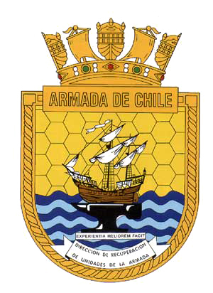 Coat of arms (crest) of the Directorate of Recovery of Units of the Navy, Chilean Navy