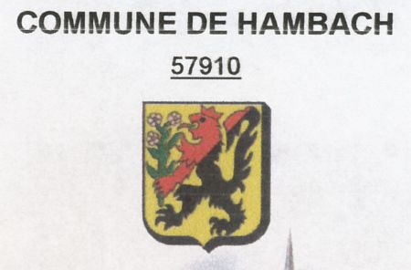 Blason de Hambach (Moselle)/Coat of arms (crest) of {{PAGENAME
