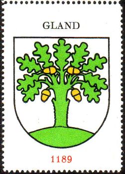 Wappen von/Blason de Gland (Vaud)