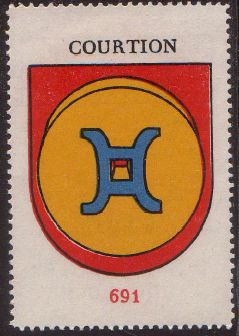 Wappen von/Blason de Courtion