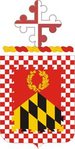 Coat of arms (crest) of the 224th Field Artillery Regiment, Maryland Army National Guard