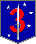 Coat of arms (crest) of the 3rd Marine Raider Battalion, USMC